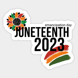 Juneteenth 2023 emancipation day Sticker